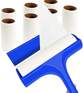 ZCGEL Lint Roller Refills 440 Sheets,Pet Hair Fluff Roller Lint Rollers,Ultra Sticky Fluff Roller Pet Hair Remover for Sofas, Carpets, Clothes, Furniture, Car Seats(8 Refills)