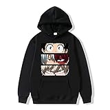✿Diseño único: uso de impresión digital 2D, vívida y clara, que está de moda y es hermosa., Con un gran bolsillo en la parte delantera, cuello redondo, suéter con capucha, mezcla de algodón, sudaderas con capucha unisex, ajuste holgado, se puede lavar a máquina o a mano.