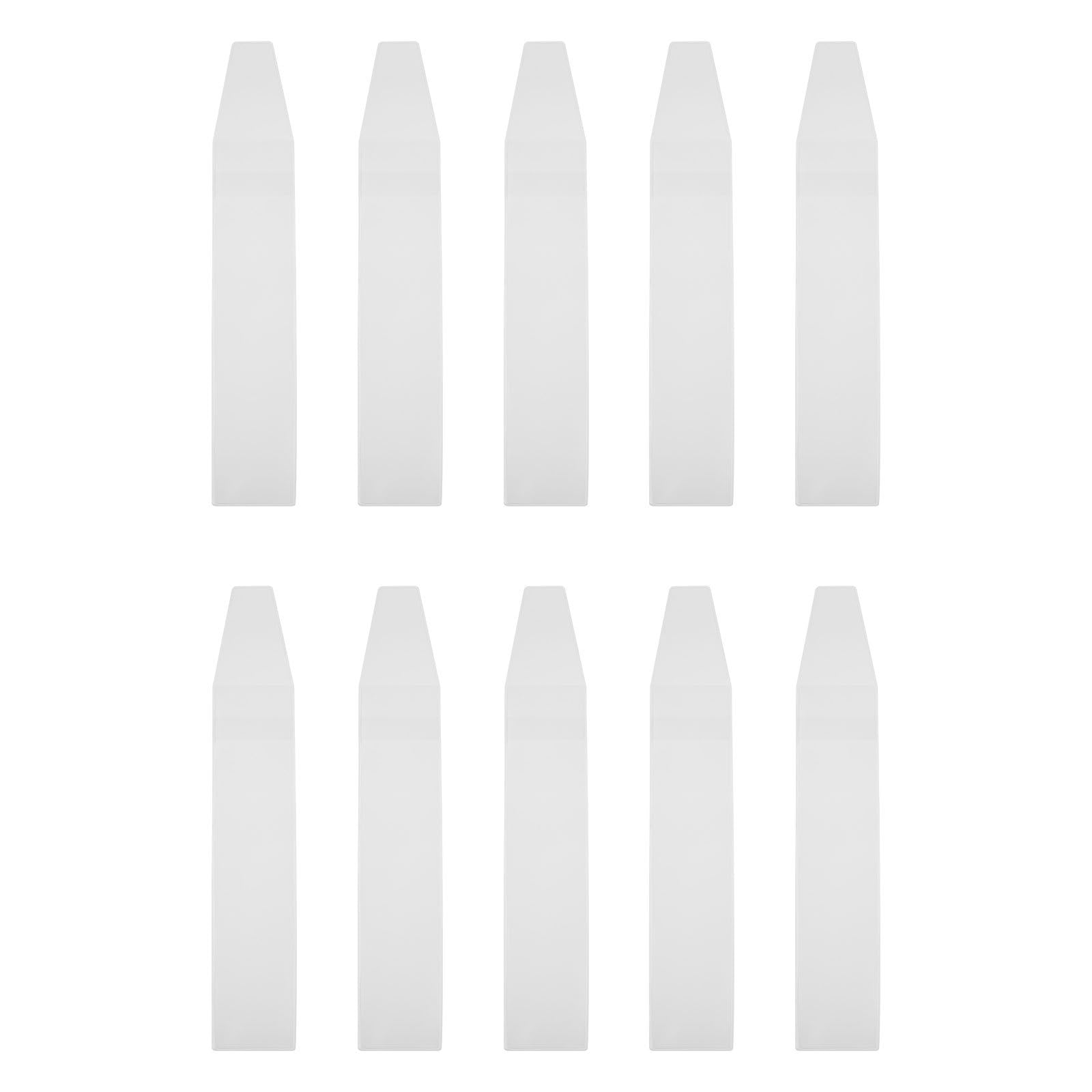 MAGICLULU Makeup Brush Protector Covers 10-Pack Portable Semi-Transparent Brush Bags for Travel Business Trips Outdoor Use Organizer for Foundation