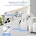 CloudValley Magnetic Laptop Phone Holder, 360° Rotating Mount Compatible with iPhone MagSafe and All Phones, MacBook, PC Monitor, Screen Stand for Tesla, Portable Accessory, Silver