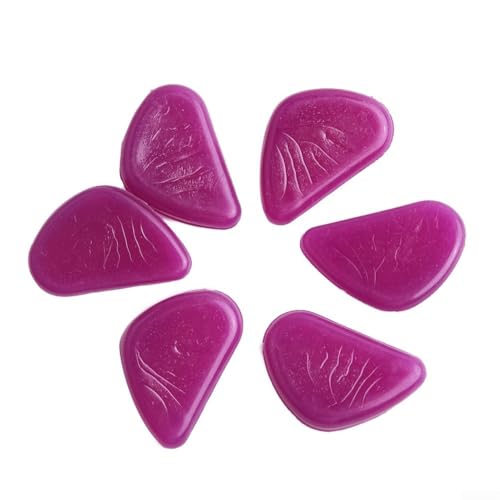 Lot de 50 galets photoluminescents phosphorescents pour aquarium, jardin, allée et décoration de plantes, usage extérieur et intérieur (violet)