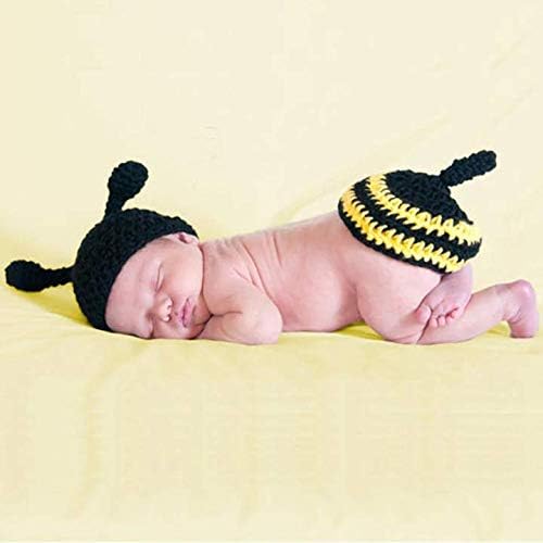 Matissa Newborn Baby Girl/Boy Crochet Knit Costume Photography Prop Hats Outfits - Image 3