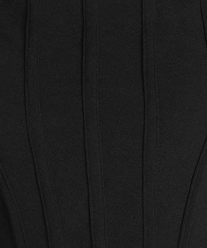 Image of POPWINGS Casual Solid Sleeveless Slit Long Corset Dress for Women || Stylish Western Summer Dresses for Women || Sleeveless Trendy Off-Shoulder Women Dresses for Parties