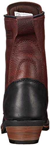 Ad Tec 8" Mid Calf Packer Boots for Women - Durable Full Grain Tumbled Leather and Oil Resistant Outsole Tall Work Boot3