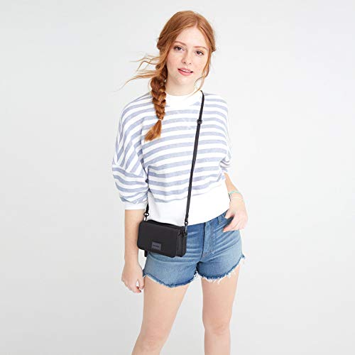 Vera Bradley Women's Recycled Lighten Up Reactive Compact Crossbody Purse with RFID Protection4