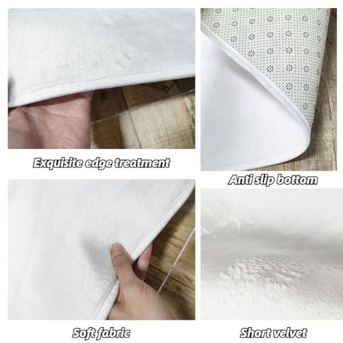 Tapis de sol pour canapé lavable et doux sous la table basse