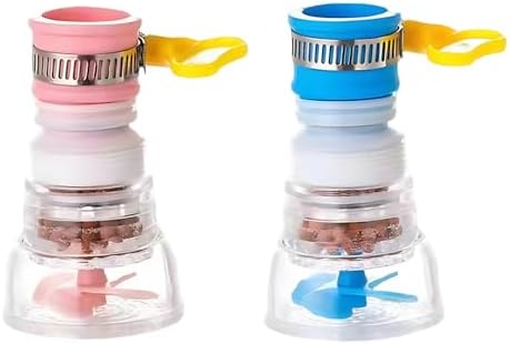 2 Pcs Rotatable Splash-Proof Faucet Nozzle, Tap Filter, for Kitchen