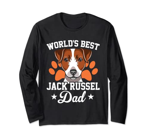 Worlds Best Jack Russel - Perro para perros Manga Larga