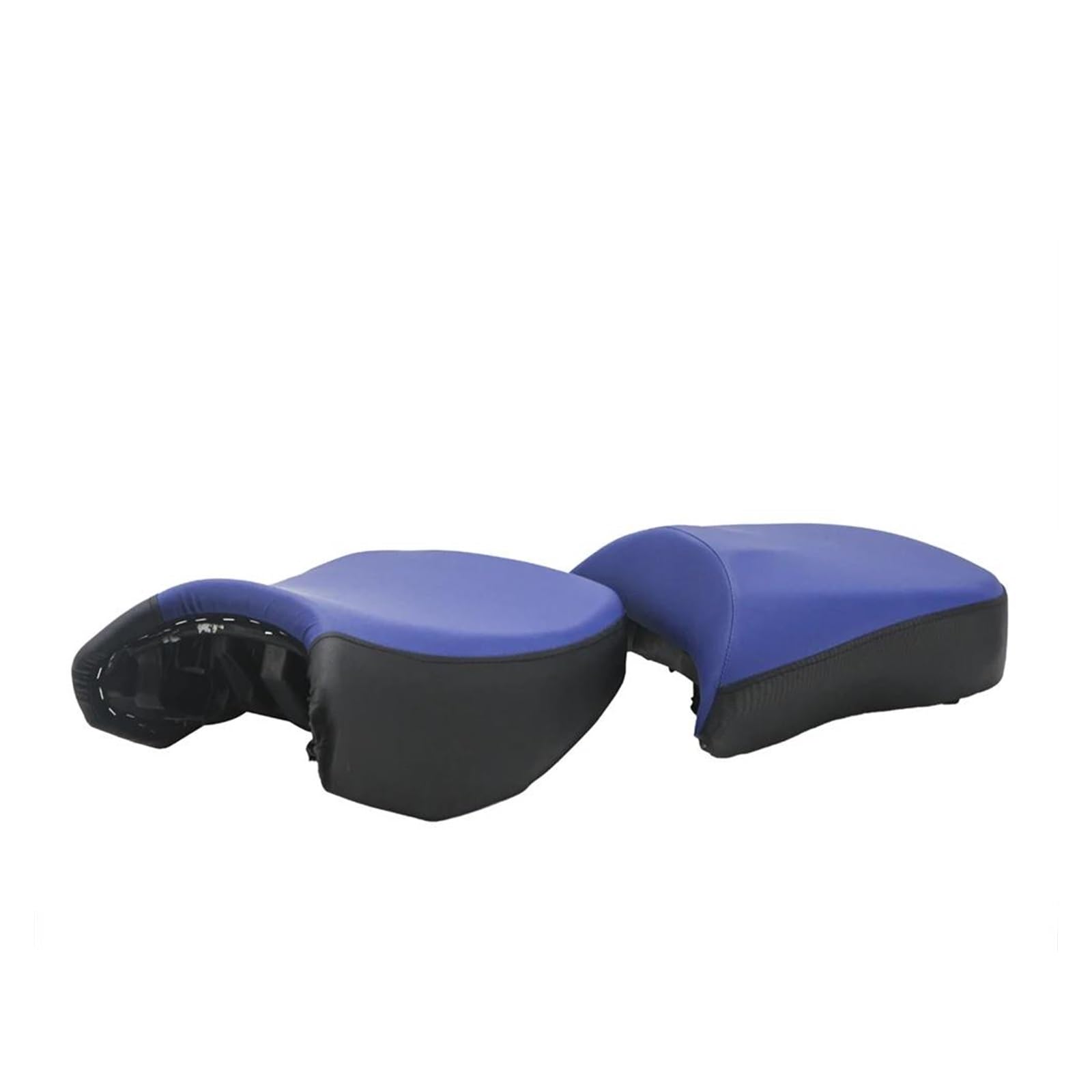 Funda De Asiento De Sillín De Cuero para Motocicleta con Cojín Pasajero