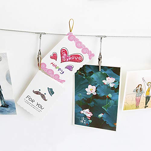 Photo Display Wire with Clips - Image 3