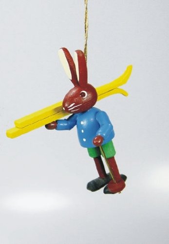 Lapin de ski de Pâques de 5.5 cm, le cadeau traditionnel idéal