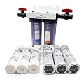 Reverse Osmosis Revolution Dual Stage Whole House Water Purification System with Sediment and CTO Filters, with 3/4