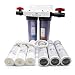 Reverse Osmosis Revolution 3/4" Port Dual Stage Whole House Water Filtration System with Sediment & CTO Filters