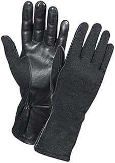 ROTHCO GI TYPE FLIGHT GLOVES - OD/BLACK