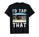 El diseño cuenta con un acuario de peces con las palabras «I'd Tap That». Ideal para cualquier personal de acuario, biólogo marino, amantes de los peces o propietarios de acuarios.