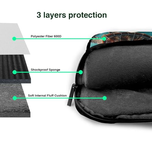 Maletín para portátil impermeable 15.6 pulg con asa y correa miniatura 4