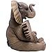 DWK African Elephant Statue Outdoor Front Porch Welcome Sign | Elephant Figurines Statues Entry Welcome Sign | Lawn Ornaments Statues and Outdoor Figurines - 14.5