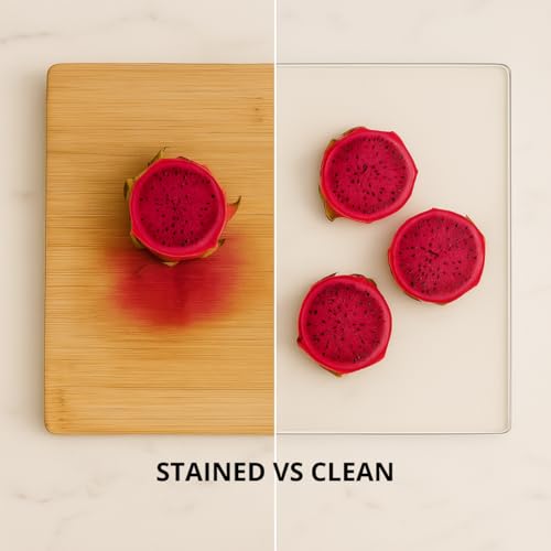 Acrylic Cutting Board with Counter Lip, Clear Cutting Boards for Countertop Protector, Non - image 6