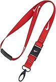 Nike Premier Breakaway Durable Lanyard - Unisex - One Size Fits All (Red)