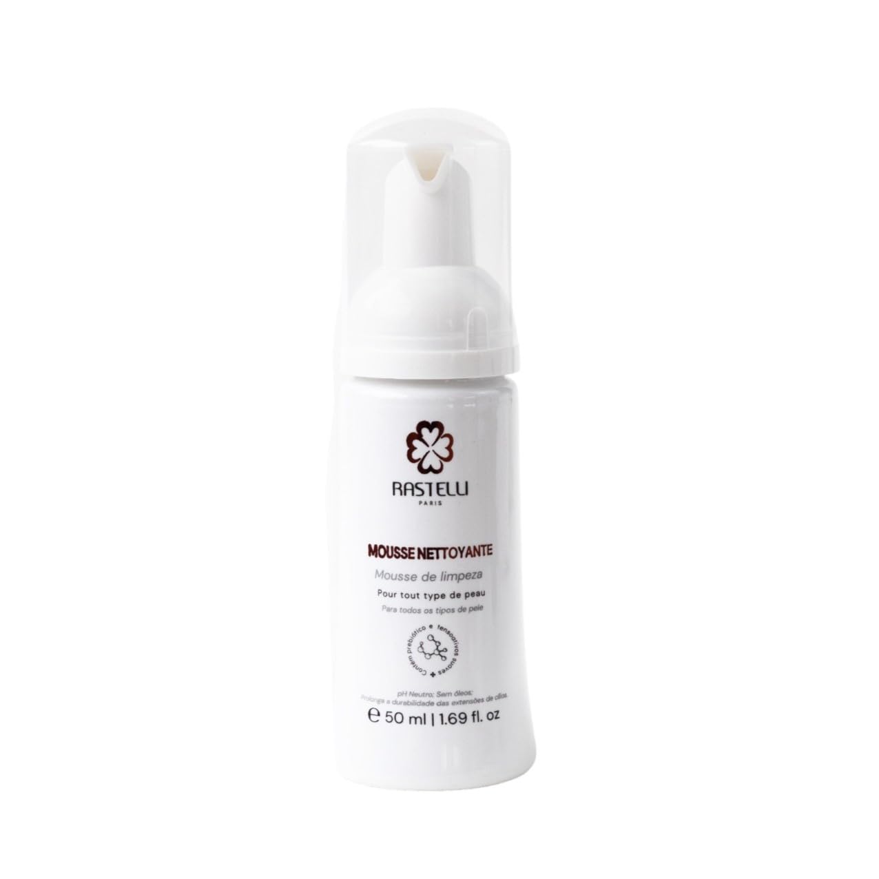 Shampooing Extensions de Cils - Nettoyante extensions de cils - RASTELLI 50ml -