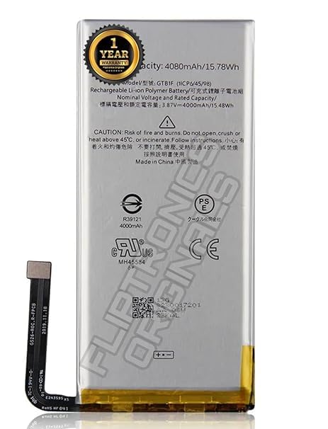 Image of GTB1F Battery for Google Pixel 5 GD1YQ, GTT9Q, GA01986-US, ‎GA01316-US Battery with 1 Year Warranty** (DD243)