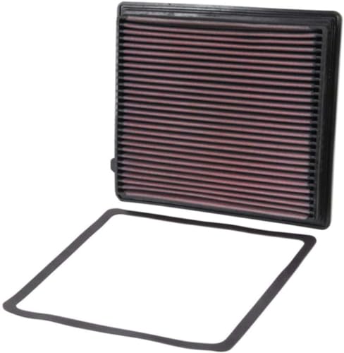 K&N Engine Air Filter: Reusable, Clean Every 75,000 Miles, Washable, Premium, Replacement Car Air Filter: Compatible 2000-2008 CHRYSLER/DODGE (Voyager III, Town & Country Van, Grand, Caravan), 33-2206