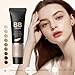 AKARY BB Cream Tinted Moisturizer, 9Colors Moisturizes & Conceals, Cover Blemishes & Pores, Even Skin Tone, Lighiweight Foundation Full Coverage Tinted Illuminator for All Skin, Oil-Free, 210 Medium