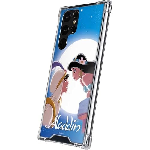 Skinit Clear Phone Case Compatible With Samsung Galaxy S22 Ultra - Officially Licensed Disney Aladdin And Princess Jasmine Design #TOP1