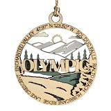 Handcrafted 3" Olympic National Park Ornament/Car Charm – USA Made