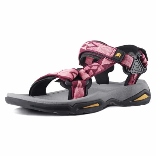 CAMEL CROWN Waterproof Hiking Sandals Women Arch Support Sport Sandals Comfortable Walking Water Sandals for Beach Travel Athletic