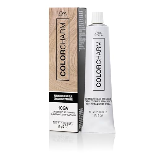 Image of COLORCHARM Permanent Cream Hair Dye | Blonde Hair Color | High Lift, Natural Warm Bronde, Golden Honey Tones | 100% Gray Coverage | Vegan, Free of Phthalates & Parabens | 2 oz.