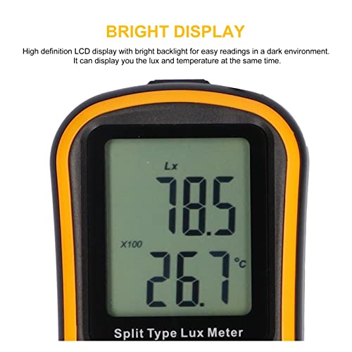 Posemètre illuminant contre l'éclairage insuffisant : testeur digital portable LCD - 4