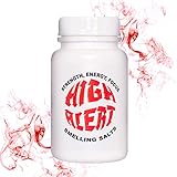 High Alert Smelling Salts -Longest Lasting Formula - 100's of uses- Strong Ammonia Inhalant Preworkout for Athletes - Extreme Energy Focus and Strength - Smelling Salts