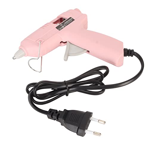 Dispositivo de Cola Quente, Mini Máquina Ergonômica de Cola Quente de 20 W para Escola (Plugue UE)