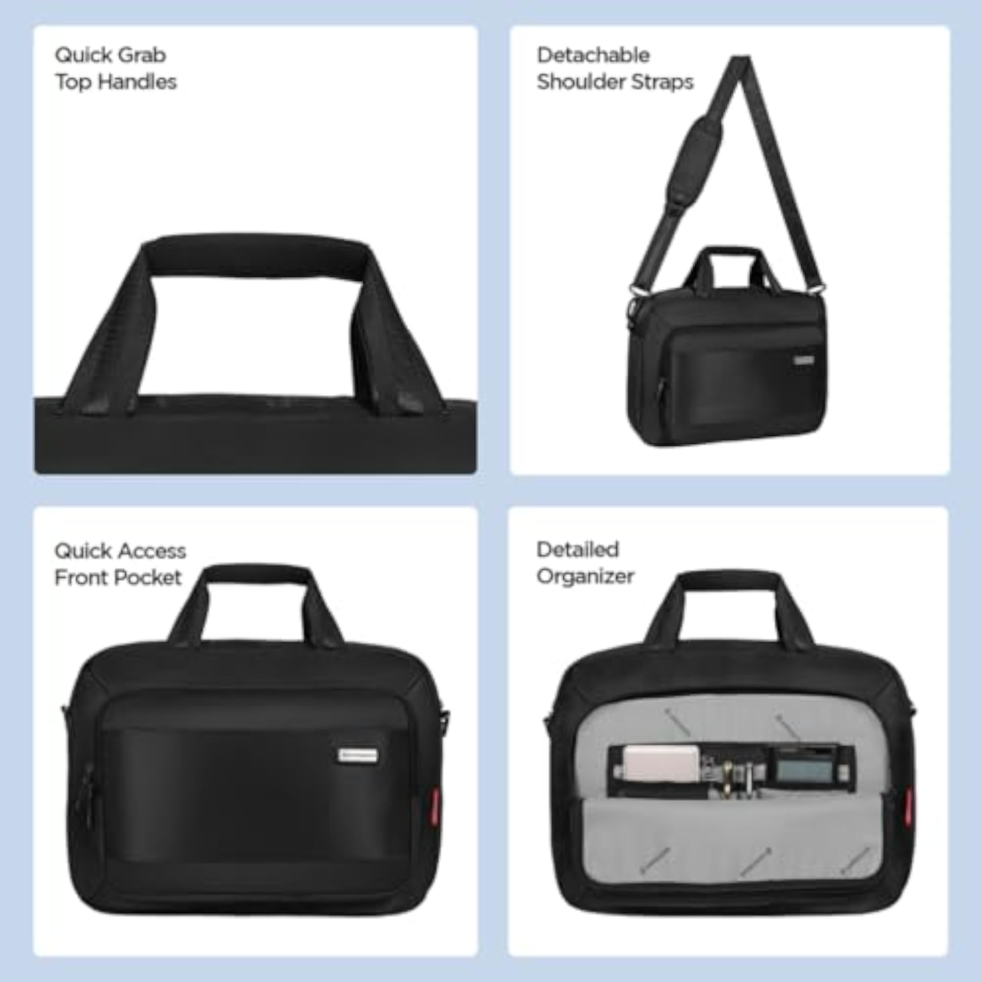Luminix 12L Laptop Messenger Bag