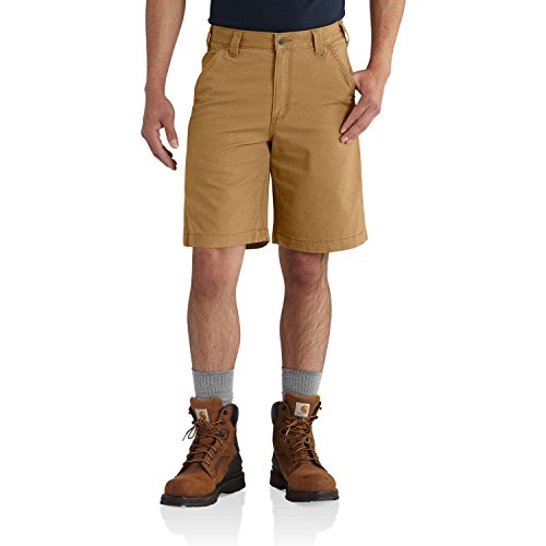 Carhartt Men s 10  Rugged Flex Rigby Short, Hickory, W36
