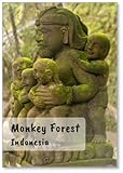 Dimensions : 53 x 80 mm Sculpture de dieux hindous de la forêt des singes, voyage à Bali en Indonésie, pierre scluptures en Indonésie, aimant de réfrigérateur