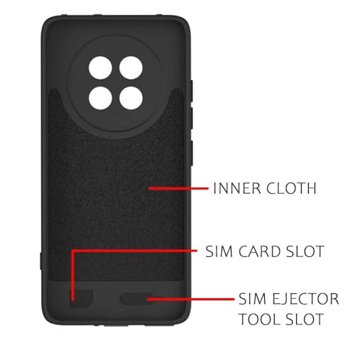 Image of Shockproof Case Compatible with Oppo F31 Pro Plus 5G | Full Camera Protection | TPU Flexible Back Cover for Oppo F31 Pro Plus 5G (Matte Black)