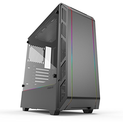 Phanteks Eclipse P350X (PH-EC350PTG DBK) Compact EATX Mid-tower Case, Tempered Glass, Digital RGB