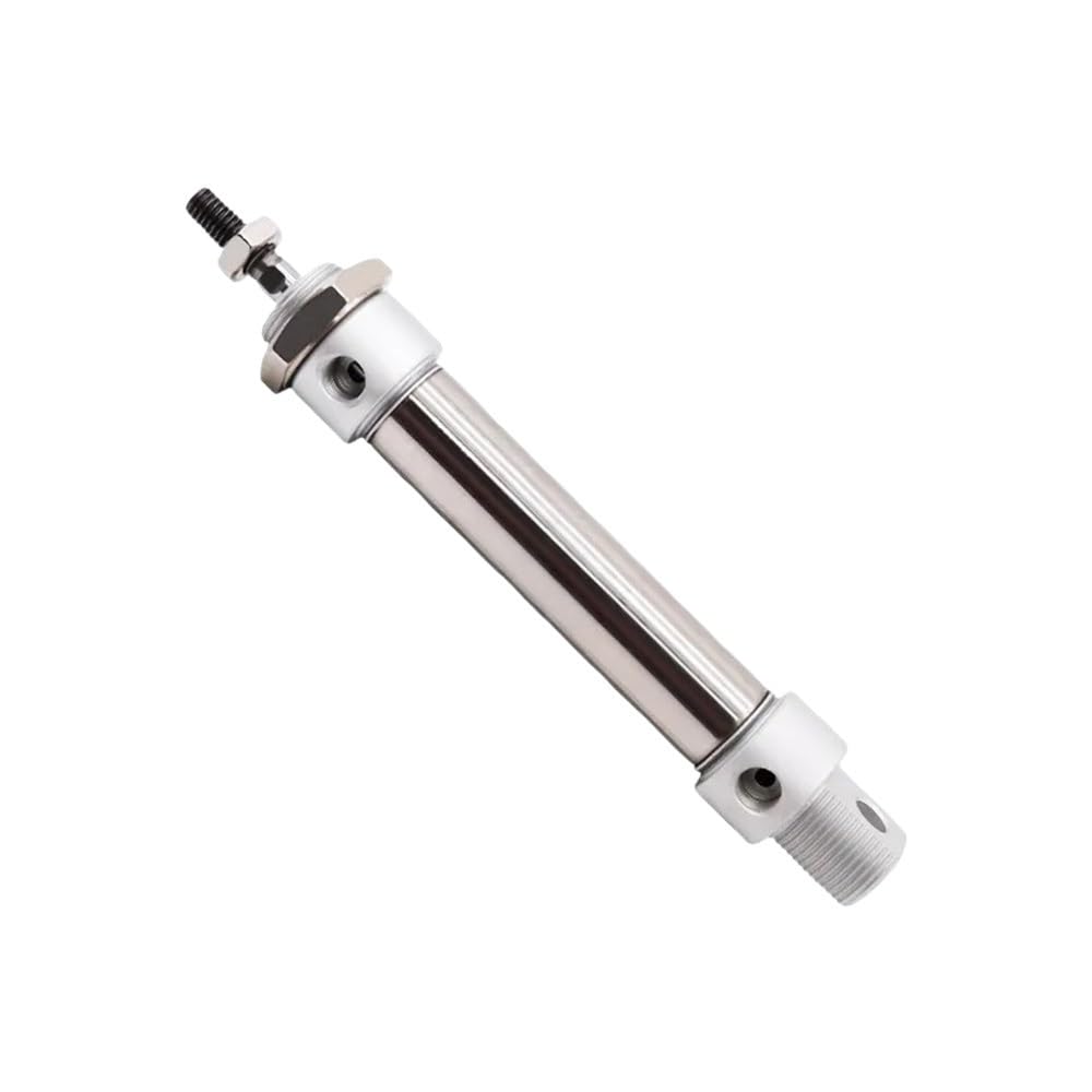 Cilindro de vástago de pistón Cilindro neumático de acero inoxidable carrera ajustable, serie MA40 S CA, 1 unidad, for automatización(125mm)