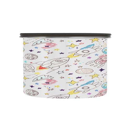 Contenedor de almacenamiento hermético para café de acero inoxidable 17oz