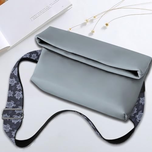 Image of Talayituse Sea Turtle Print Shoulder Strap Wide Purse Bag Strap Adjustable Replacement Belt Luggage Crossbody Shoulder Bag Strap for Women Girls