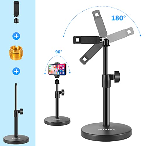 Bilione YYX-207 3 In 1 Multi Function Desktop Microphone Stand, Adjustable Table Mic Stand thumb #4