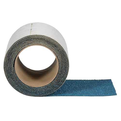 Image of 3M Hookit Blue Sheet Roll 37453, 36E, 4-1 /2 in x 8.7 yd, Excellent Performance and Cut, Sanding Sheets for Paint, Primer, Metal, Collision Repair