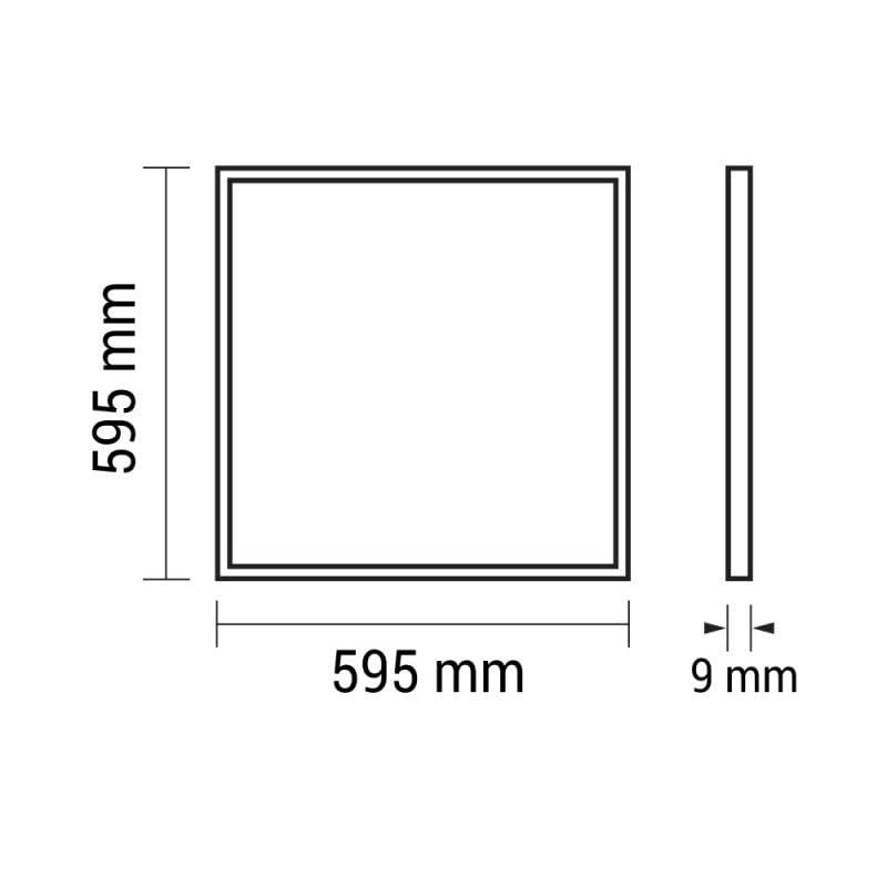 Panneau LED 60x60 Slim 45W CIEL Pack de 4 SILAMP