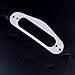 PVC Pickup Mounting Ring Plate for Regular Single-coil Guitar Pickup,1ply White