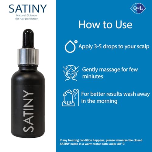 SATINY Natural Solution for Hair Falling, Boosts Hair Growth, Promotes Strong and Healthy Hair