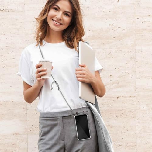 Coque Sony Xperia 5 V moex avec cordon réglable amovible argenté