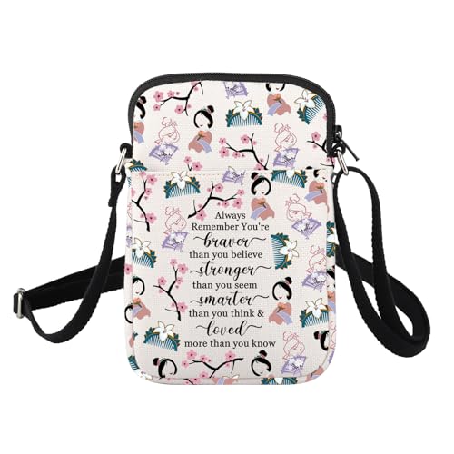 FUSTMW Princess Crossbody Bag Fairy Tale Princess Fans Gifts Princess Movie Inspirational Gifts Cell Phone Purse