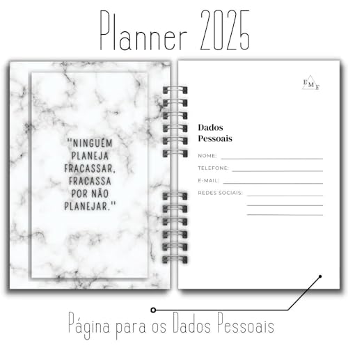 Planner Alta Performance EMF Planners - Agenda de Planejamento Estratégico- A5
